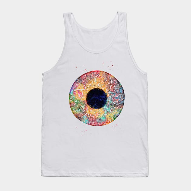 Human Eye Tank Top by erzebeth